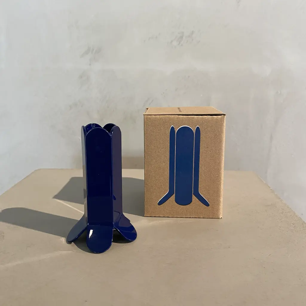Arcs candleholder blauw HAY