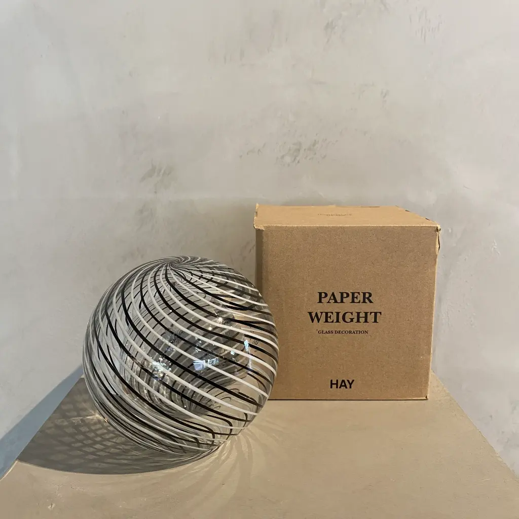 GLASS PAPERWEIGHT