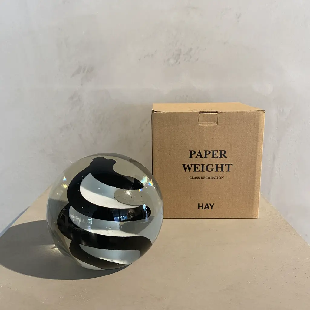 GLASS PAPERWEIGHT