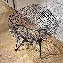 Harry Bertoia Diamond black loncin designmeubelwinkel interieur Leuven Hasselt Zoutleeuw .webp