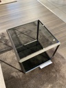 45°salontafel glas Molteni