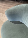 Elain fauteuil draaibaar groen fluweel molteni