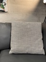 Conseta hoeksalon zwart leder Cor