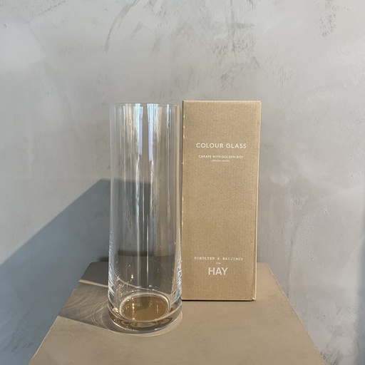 [4656] Colour glass - carafe