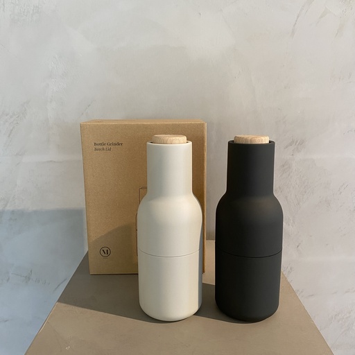 [5233] Bottle Grinder, Ash/Carbon, Beech, 2-pack