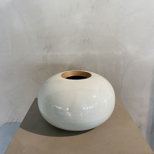 [575] Earthenware  Round vase