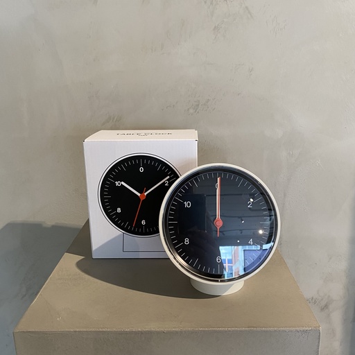 [6436] Table clock - black