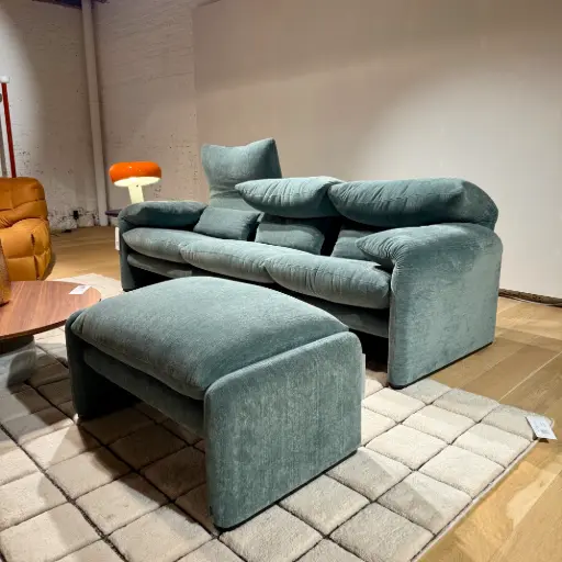 [8619] Maralunga 3 zit + Poef